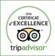 TripAdvisor Official Certificate of Excellence